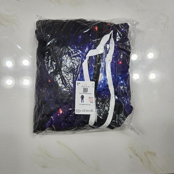 Unisex Adult 3D Printed Onesie With Zipper and Pockets - Picture 6 of 6